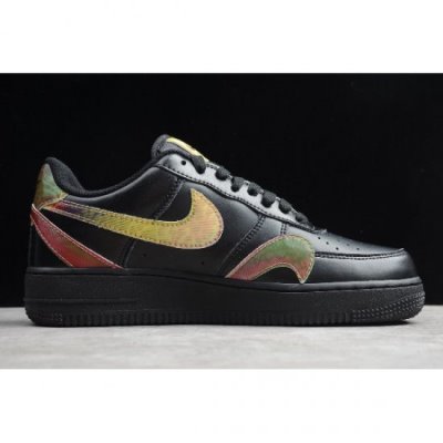 Nike Air Force 1 Low '07 Lv8 Siyah / Gümüş Kaykay Ayakkabı Türkiye - BAWLUEII